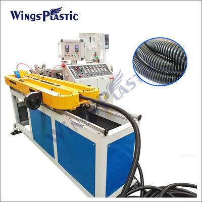 Tubo eléctrico del PVC del PA del HDPE que hace máquina el tubo acanalado del jardín del Pvc que hace la máquina