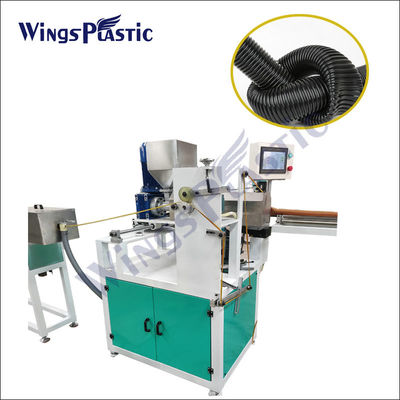 Cadena de producción acanalada del tubo de la piscina de la máquina LLDPE de EVA Plastic Corrugated Pipe Extruder
