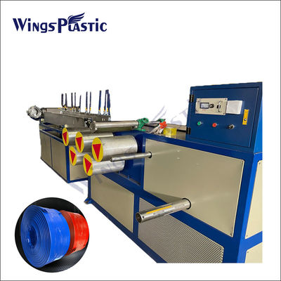 Máquina plana reforzada fibra automática del fabricante de la manguera de la irrigación de la silvicultura de la endecha del tubo del PVC