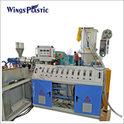 Máquina de producción de extrusores de manguera de riego de superficie plana reforzada con fibra de PVC de alta productividad