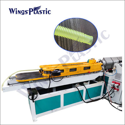 Máquina de fabricación de manguera flexible de tubo ondulado de pared única de alta velocidad