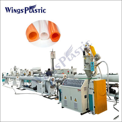 Máquina de extrusión de tubos de plástico de tornillo único para la línea de producción de tubos HDPE PPR